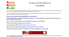 Desktop Screenshot of aghl.com